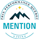 Prix performance Québec - Mention - 2018